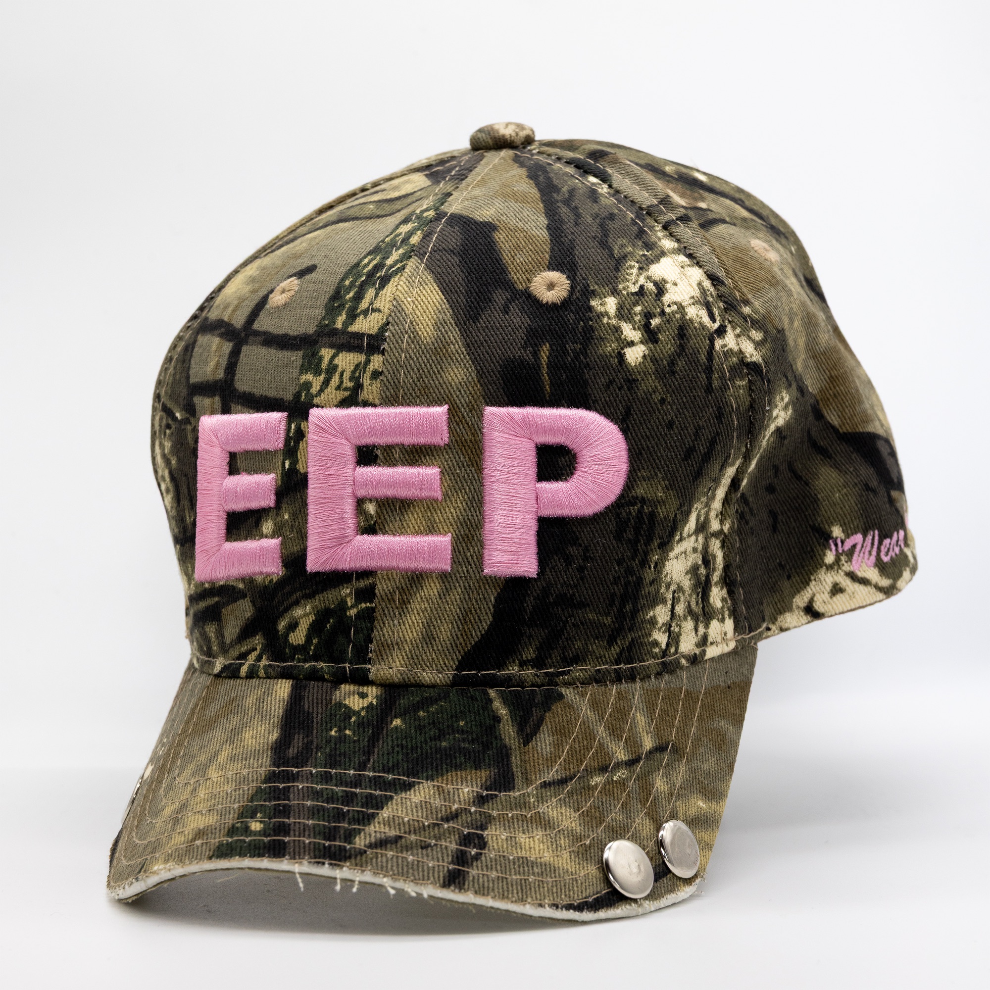 Distressed camo EEP hat