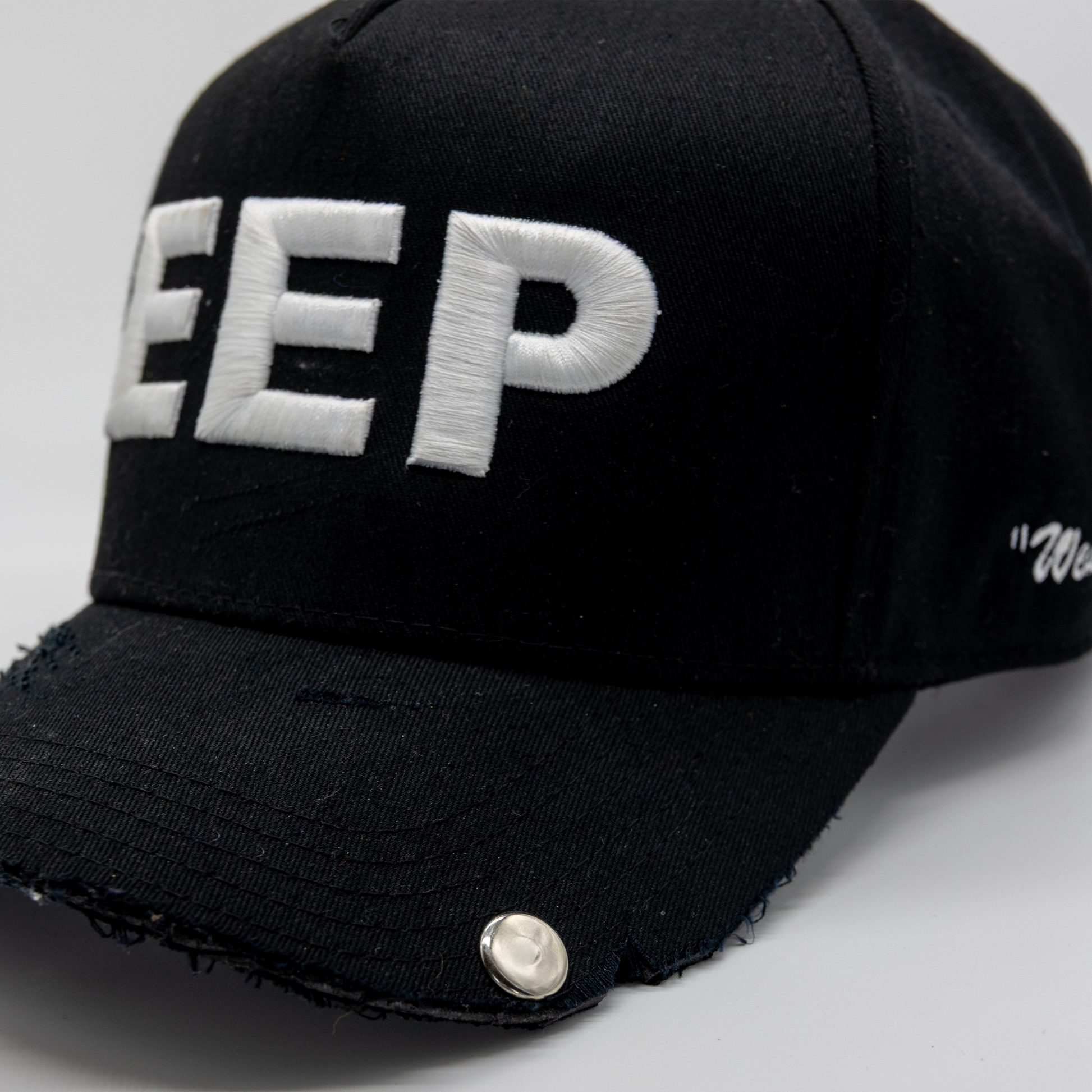 Distressed Black EEP Hat
