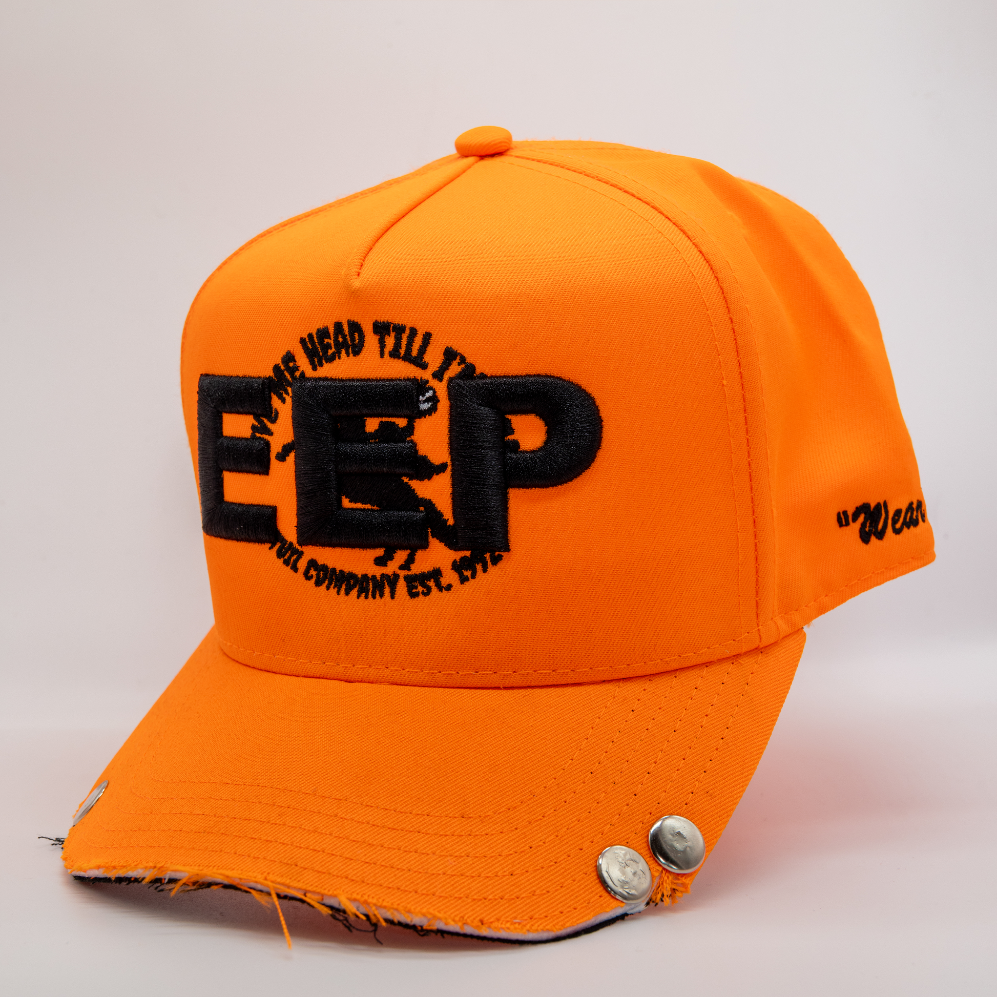 Distressed Orange EEP Hat