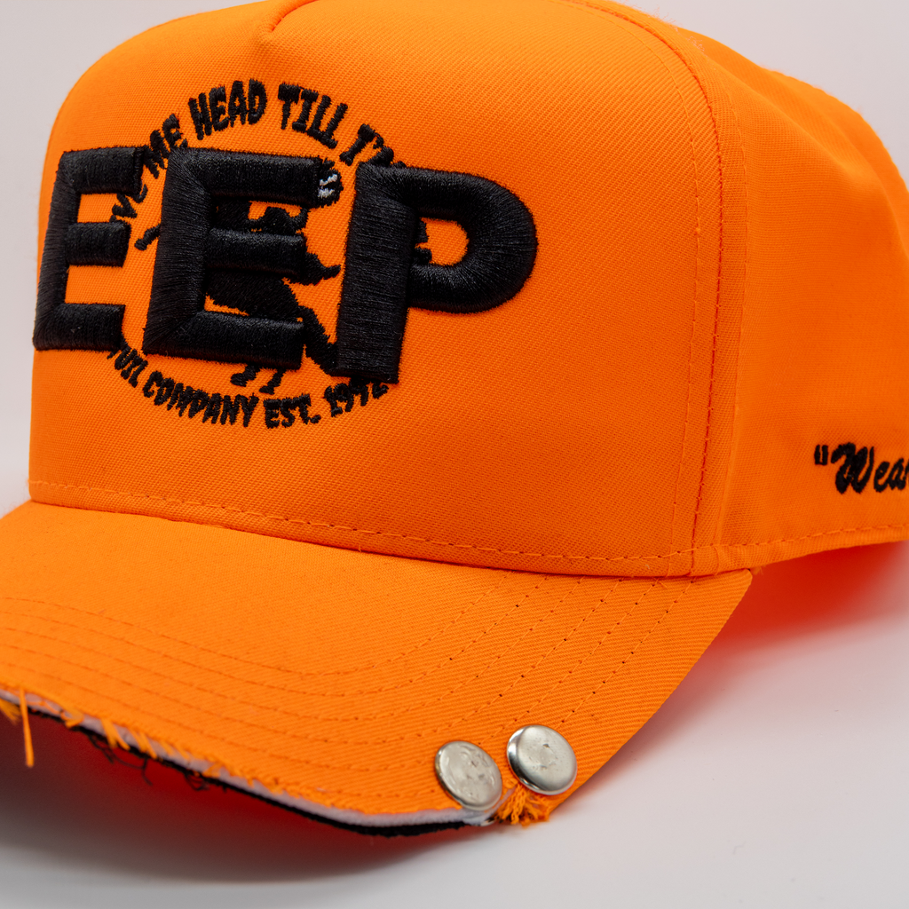 Distressed Orange EEP Hat